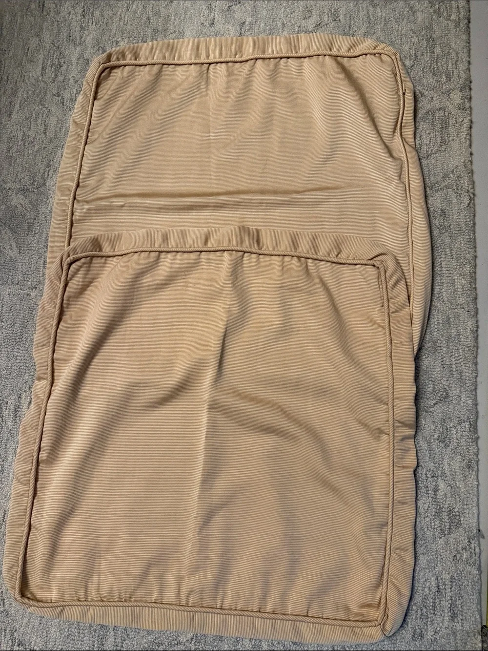 Hotel Collection Pair of Tan Seat Cushions